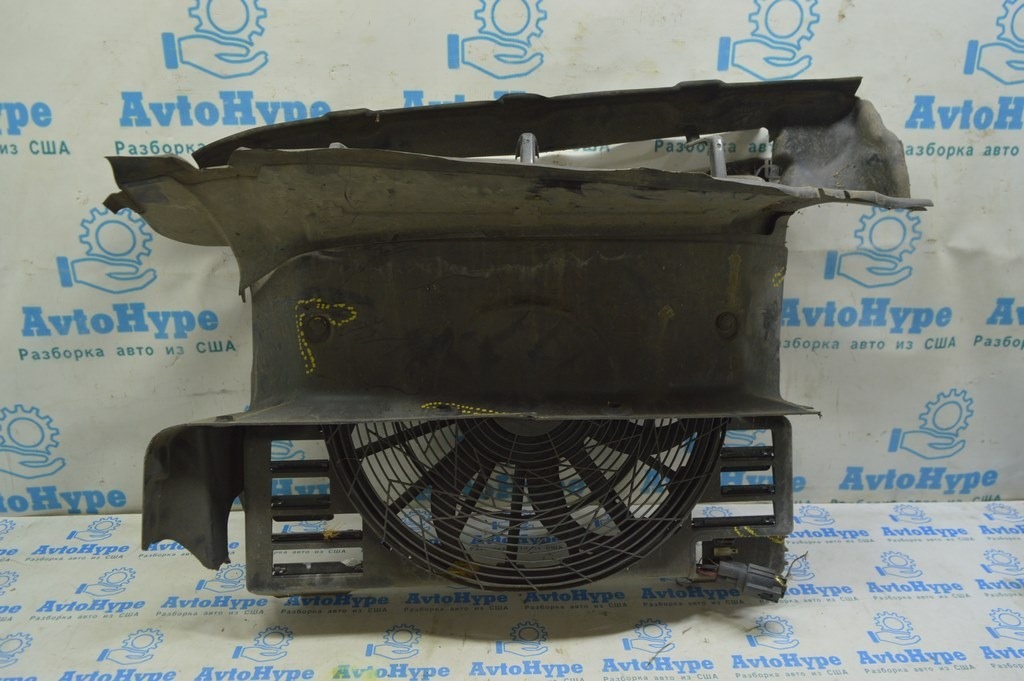 Дефлектор радиатора Range Rover VOG L322 02-12 (01) надрывы