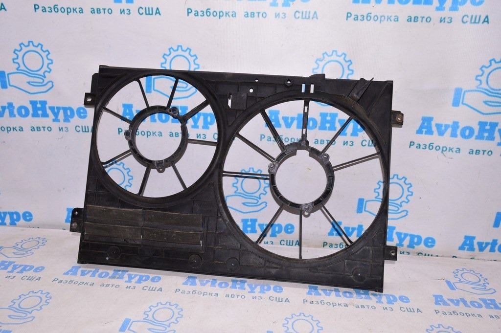 Диффузор кожух радиатора (голый) VW Tiguan 09-17 (05)