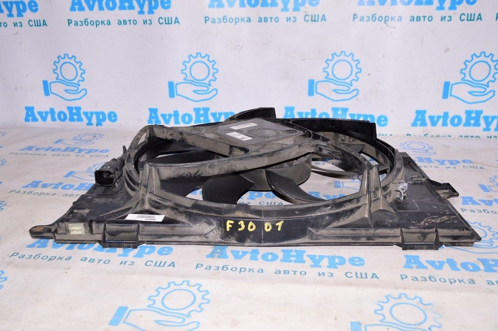 Диффузор кожух радиатора в сборе BMW F30 12-18 N26 600W (03) — фото 4