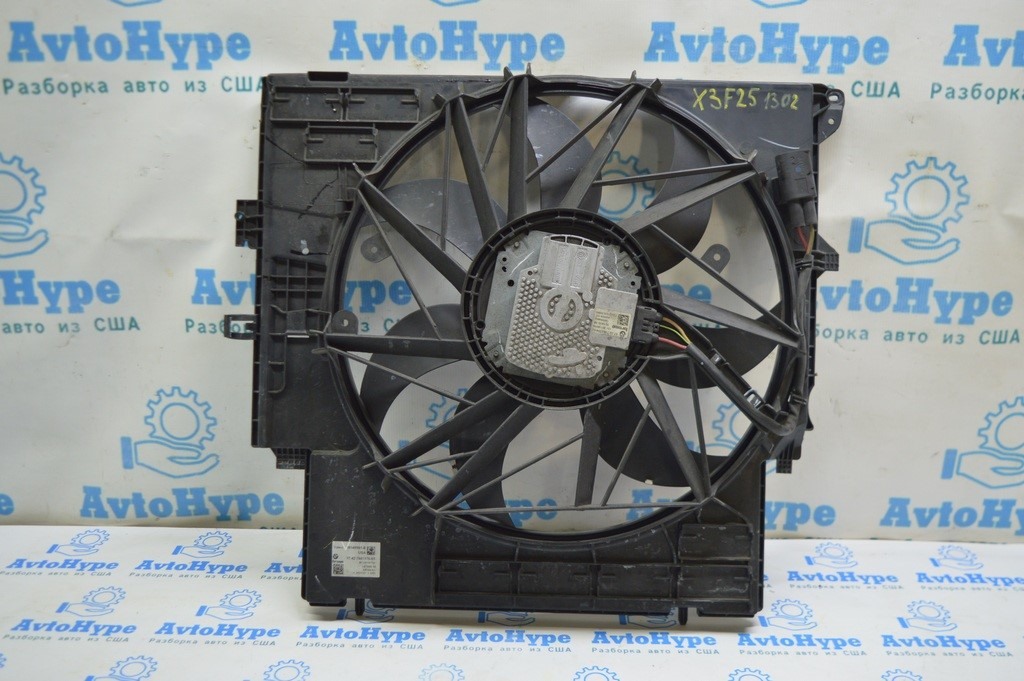 Диффузор кожух радиатора в сборе BMW X3 F25 11-17 (02)