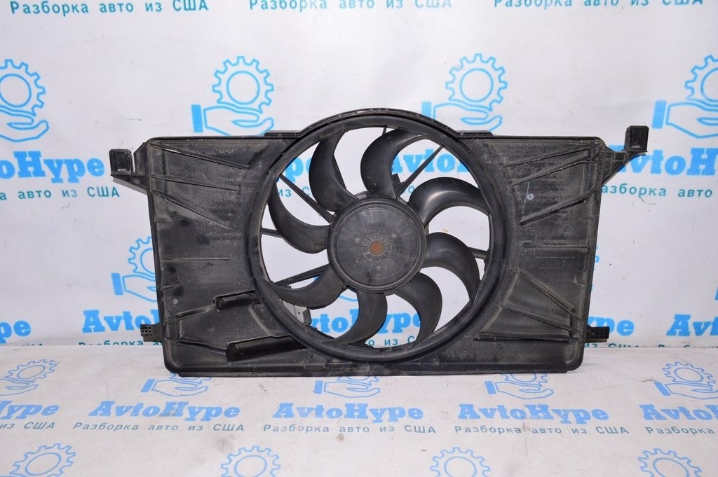 Диффузор кожух радиатора в сборе Ford Focus mk3 11-18 2.0 (02) — фото 3