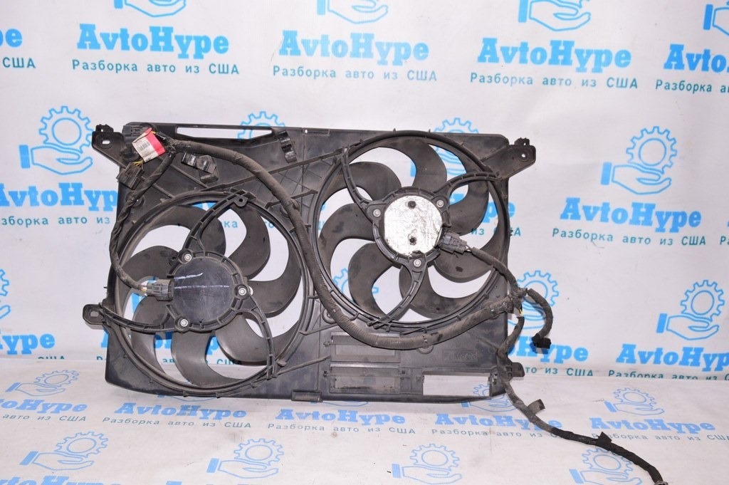 Диффузор кожух радиатора в сборе Ford Fusion mk5 13- 1.5Т , 2.0T (01)