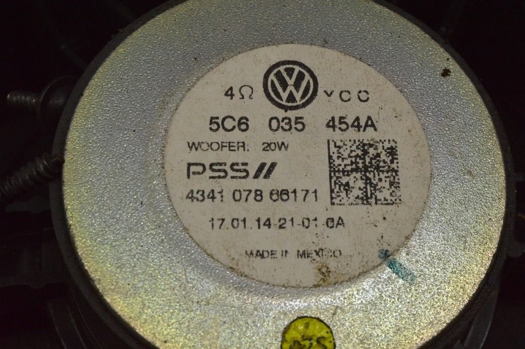 Динамик дверной перед лев VW Passat b7 USA — фото 3