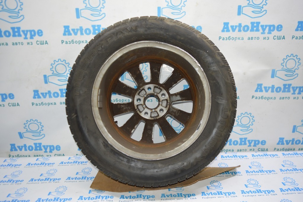 Диск колесный R16 5*112 VW Passat b7 USA (05) четвертый бордюрка нужно катать — фото 2