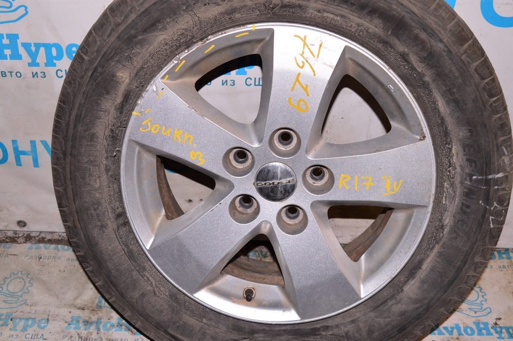 Диск колесный R17 Dodge Journey 11- (03) четвертый бордюрка