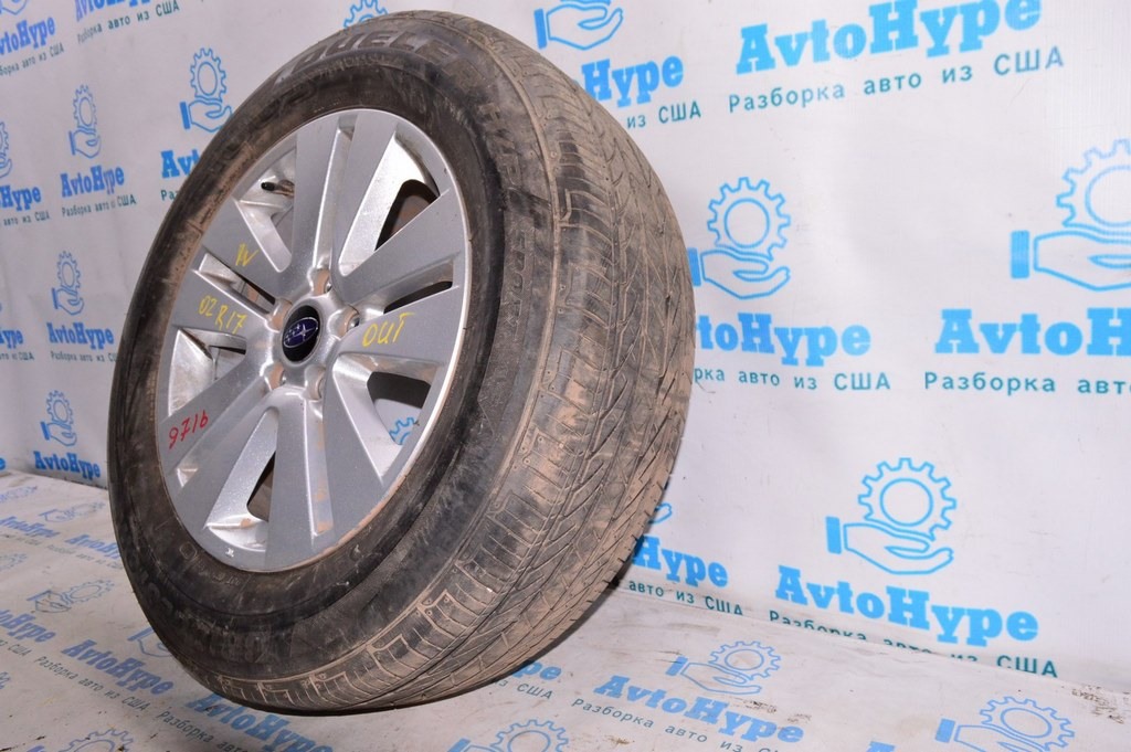 Диск колесный R17 Subaru Outback 15-19 (02) четвертый 10\10 — фото 2