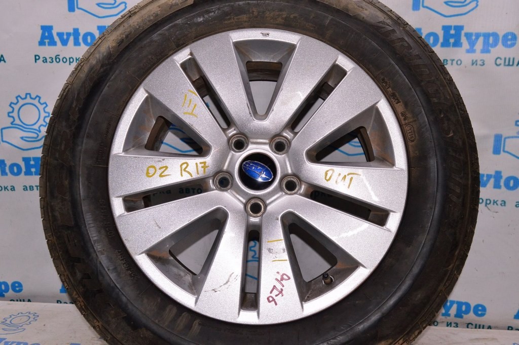 Диск колесный R17 Subaru Outback 15-19 (02) третий 9\10 царапина