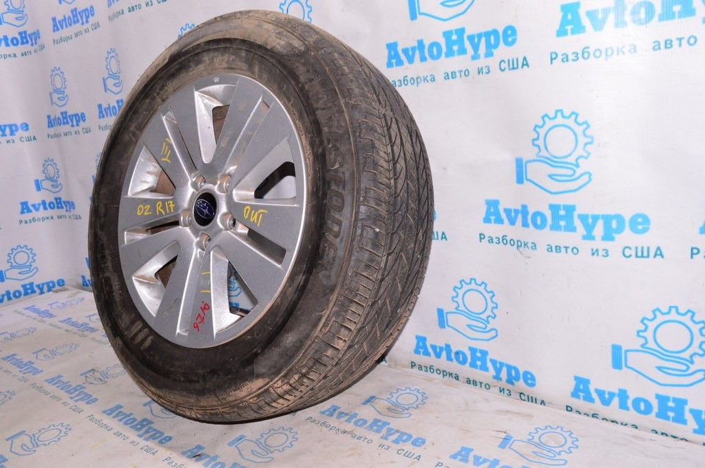Диск колесный R17 Subaru Outback 15-19 (02) третий 9\10 царапина — фото 2