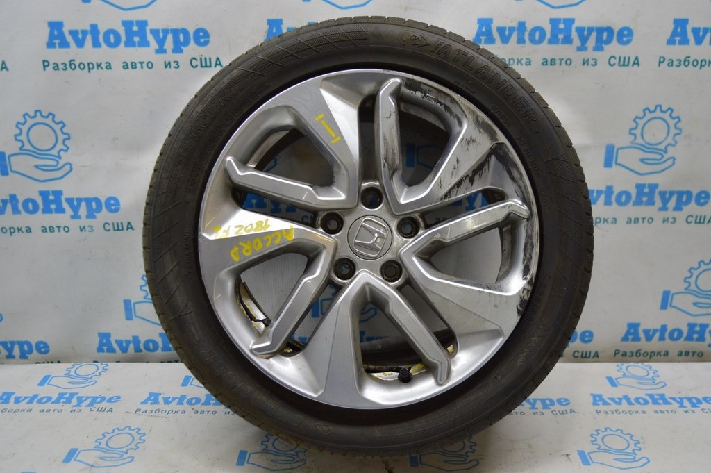 Диск колесный R17 x 7,5J 5*114,3 Honda Accord 18- (02) первый,целая только лицевая часть