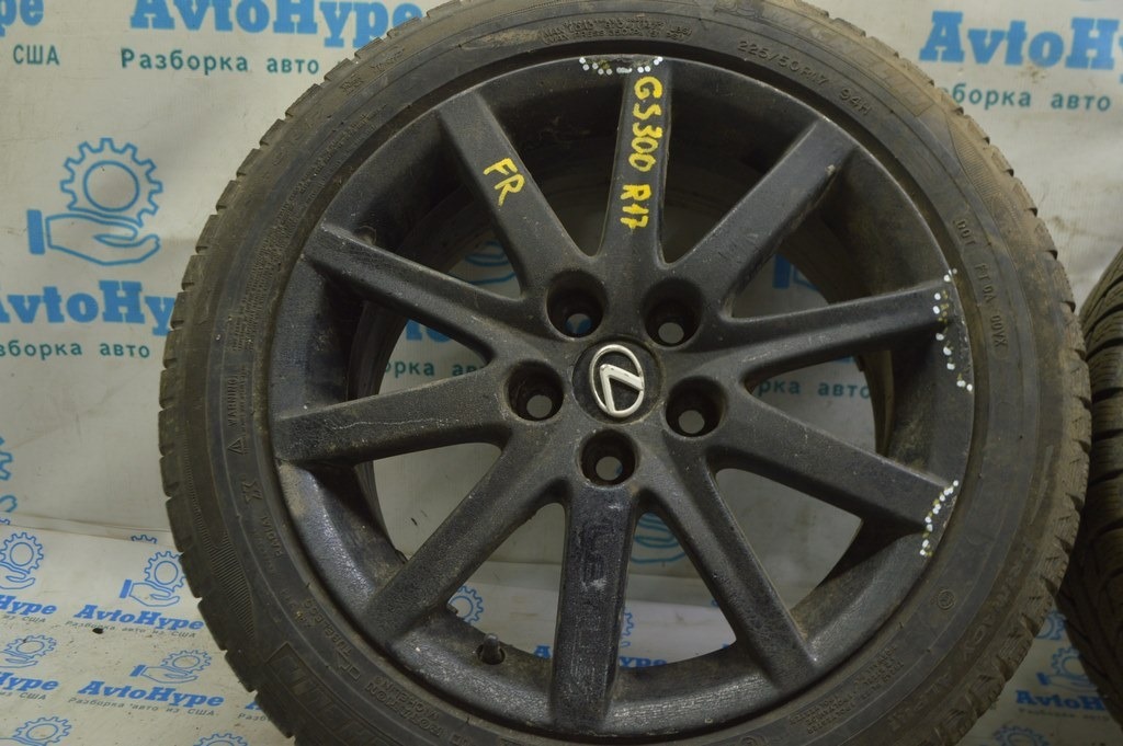 Диск колесный R17 X 7.5J ET45 5*114.3 Lexus GS300 GS350 GS430 06-07 (01) крашеный, бордюрка FR