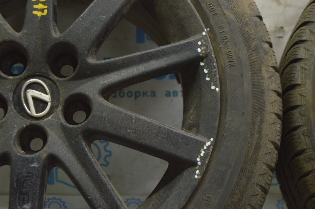 Диск колесный R17 X 7.5J ET45 5*114.3 Lexus GS300 GS350 GS430 06-07 (01) крашеный, бордюрка FR — фото 2