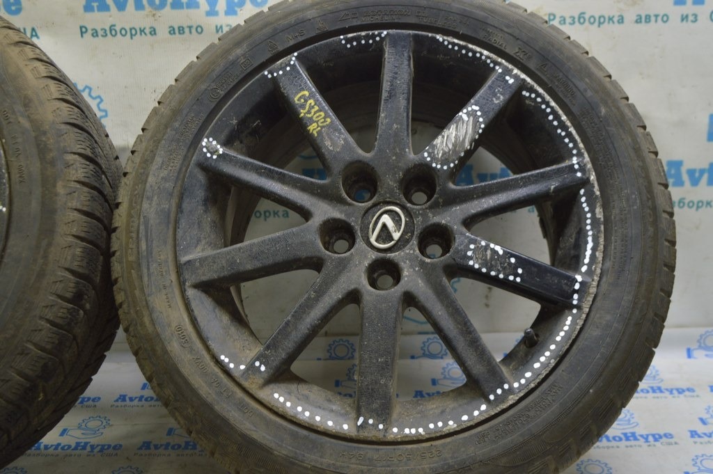 Диск колесный R17 X 7.5J ET45 5*114.3 Lexus GS300 GS350 GS430 06-07 (01) крашеный, бордюрка RL