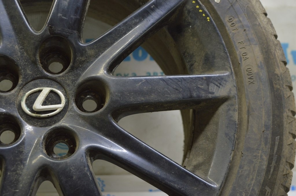 Диск колесный R17 X 7.5J ET45 5*114.3 Lexus GS300 GS350 GS430 06-07 (01) крашеный, бордюрка RR — фото 3