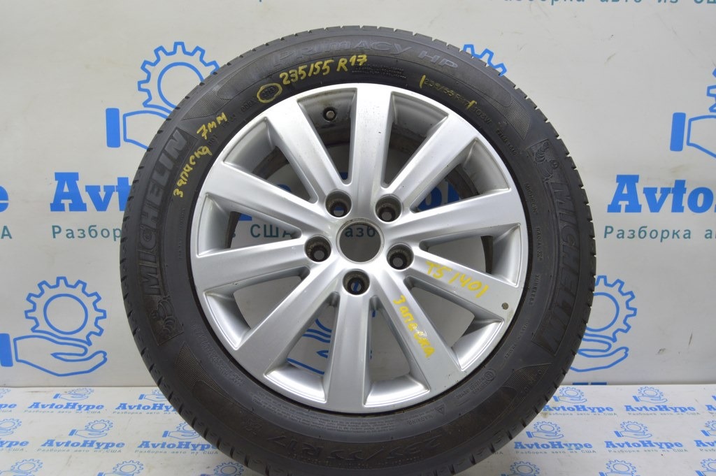 Диск колесный R17х7J ET55 VW Multivan T5 09-15 (01) запаска