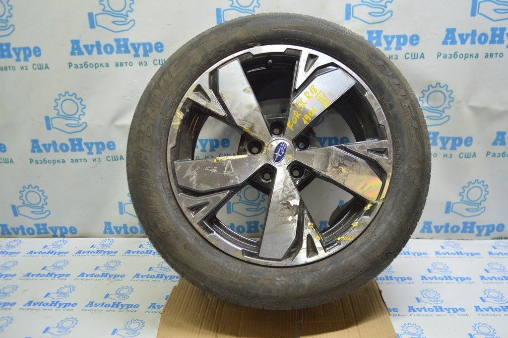 Диск колесный R18 Enkei Subaru Forester 19- SK 7J ET48 114.3-5Н (01) четвертый только лицевая