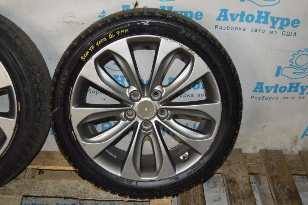 Диск колесный R18 Hyundai Sonata 11-13 (02) 4 бордюрка, вареный