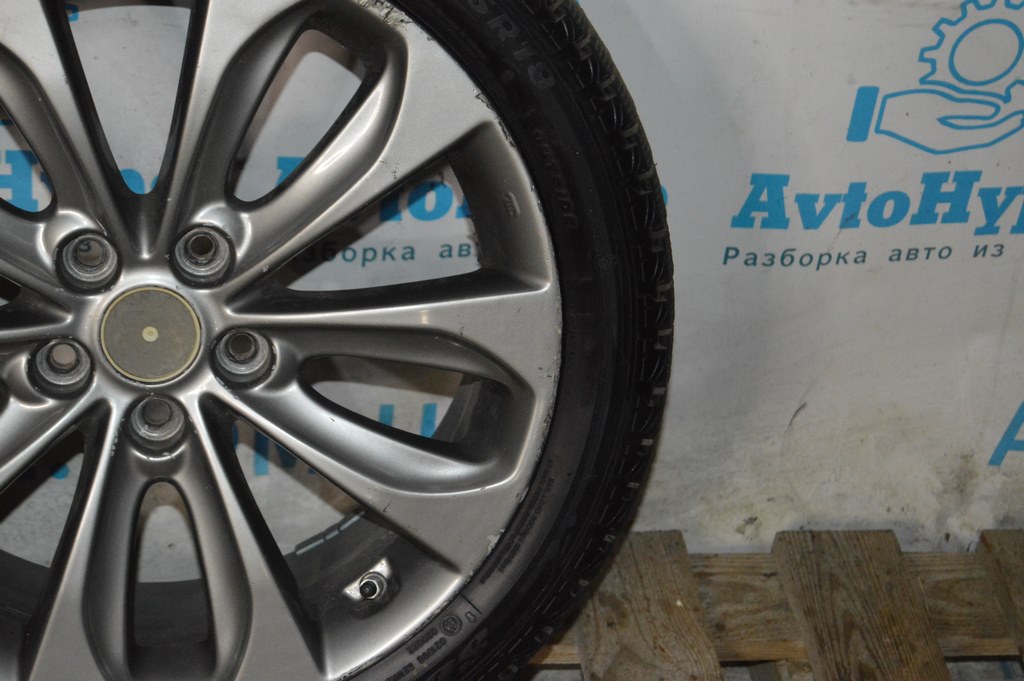 Диск колесный R18 Hyundai Sonata 11-13 (02) 4 бордюрка, вареный — фото 3