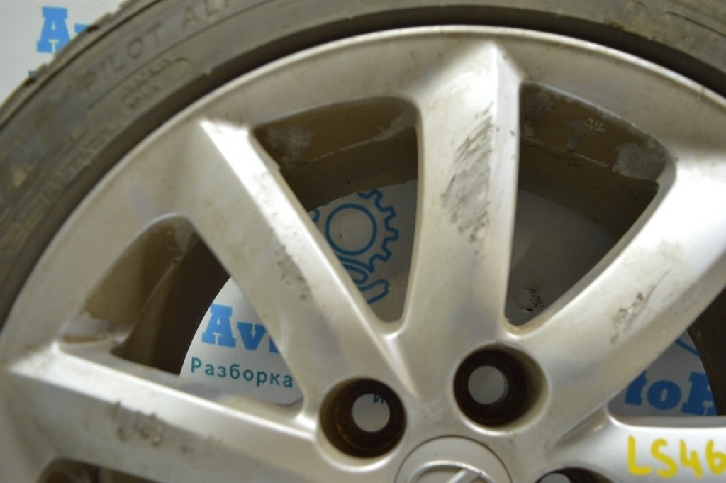Диск колесный R18 x 7.5J (5*120) Lexus LS460 (01) четвертый бордюрка — фото 3