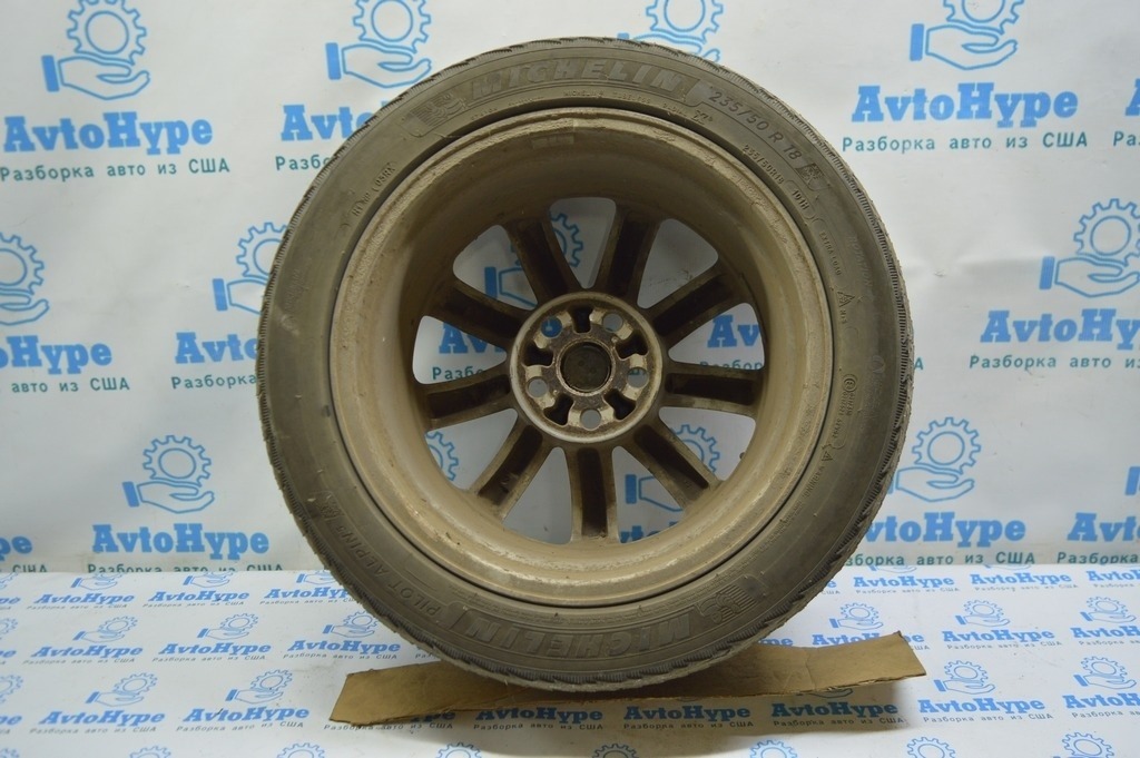 Диск колесный R18 x 7.5J (5*120) Lexus LS460 (01) четвертый бордюрка — фото 4