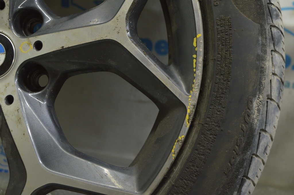 Диск колесный R18 x 7,5J BMW X1 F48 16-20 Style 569 (01) FL бордюрка — фото 3