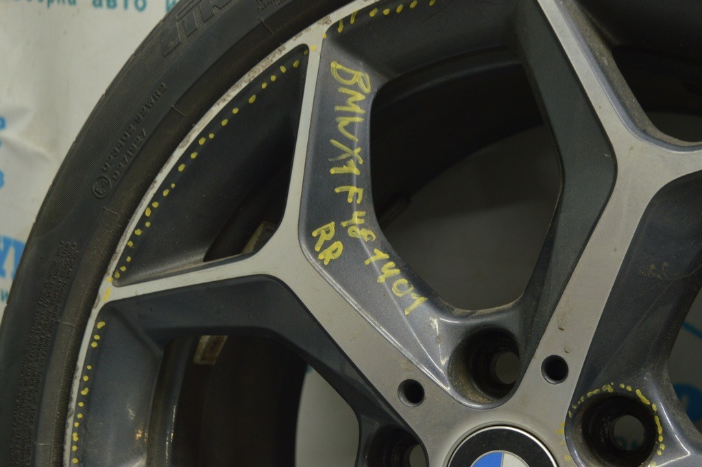 Диск колесный R18 x 7,5J BMW X1 F48 16-20 Style 569 (01) RR бордюрка — фото 3