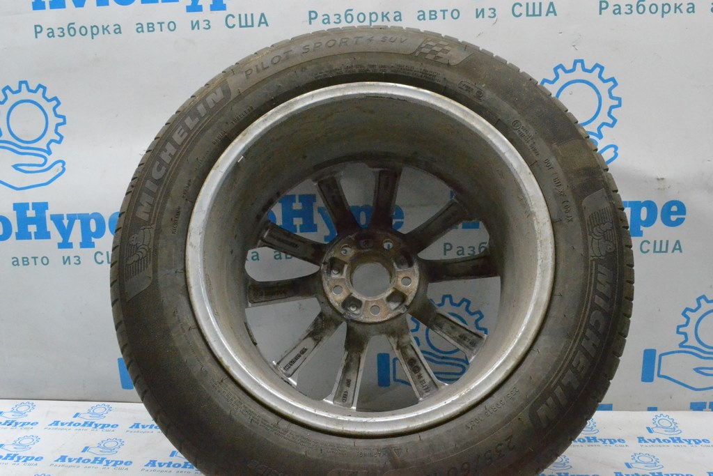 Диск колесный R18X8J ET39 Audi Q5 8R 09-17 8R0601025BM (02) третий бордюрка — фото 3