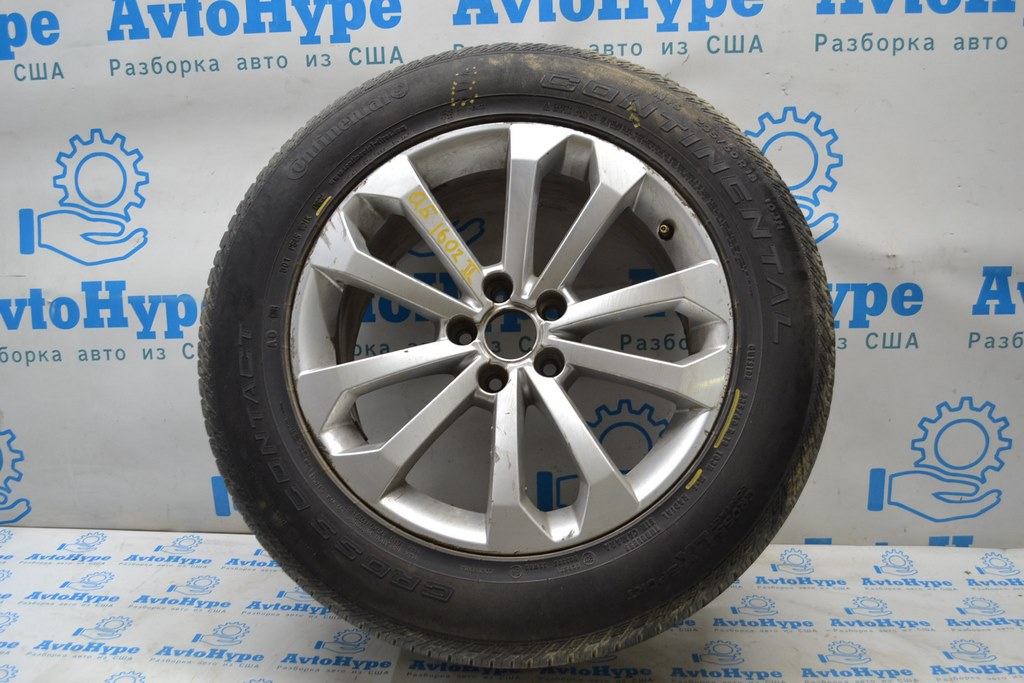 Диск колесный R18X8J ET39 Audi Q5 8R 09-17 8R0601025BM (02) второй бордюрка