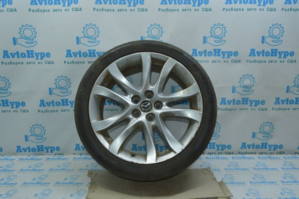 Диск колесный R19 (5*114,3) Mazda6 13-17 Touring cерый (01) бордюрка первый