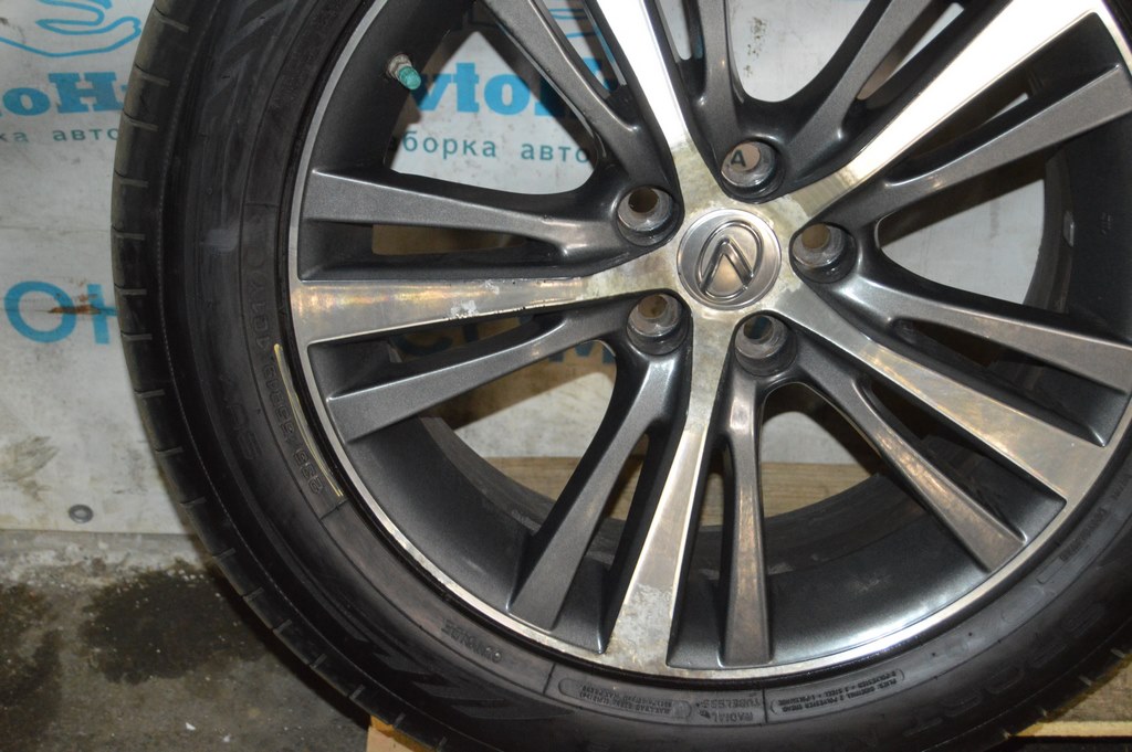 Диск колесный R19 5x114.3х7.5J Lexus RX450h 10-14 (03) 1, легкая бордюрка, полез хром — фото 4