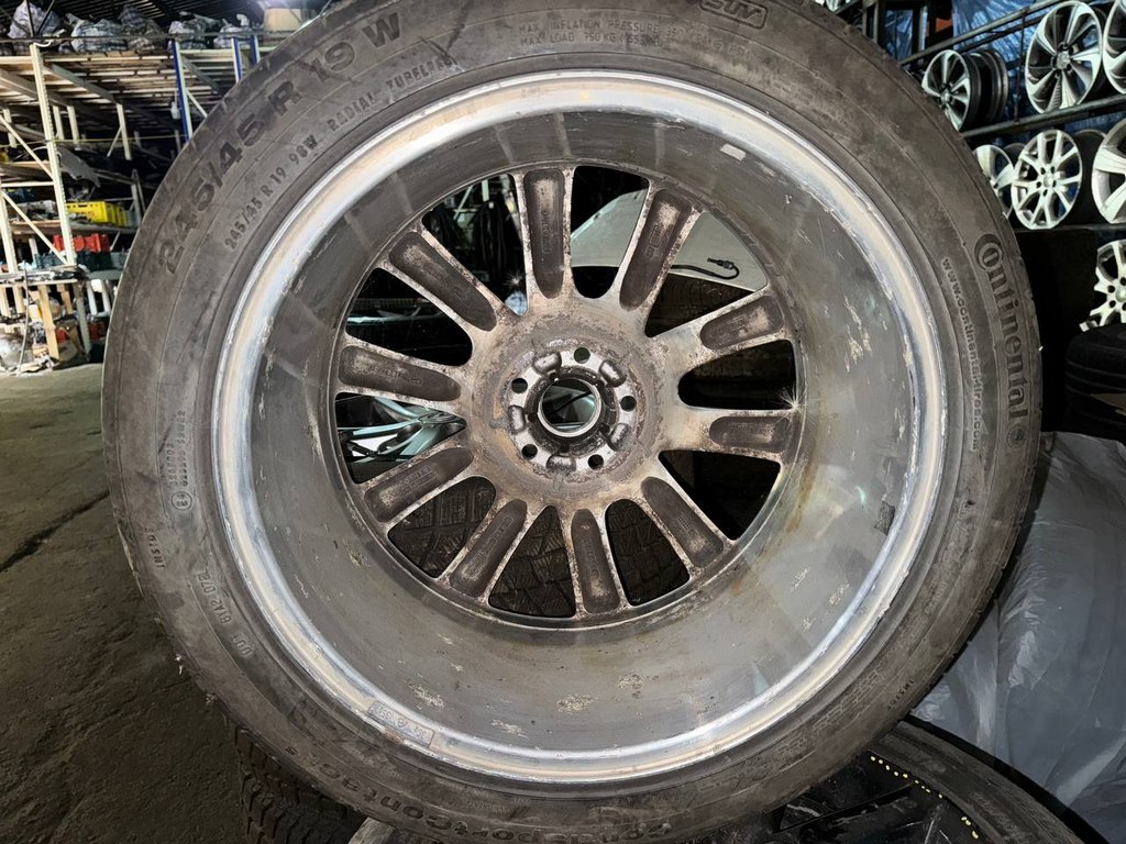 Диск колесный R19x8J ET55 Lincoln MKZ 13-16 хром Реализ Саша с датчиком и резиной — фото 2