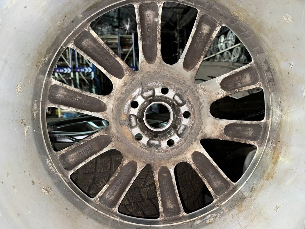 Диск колесный R19x8J ET55 Lincoln MKZ 13-16 хром Реализ Саша с датчиком и резиной — фото 3
