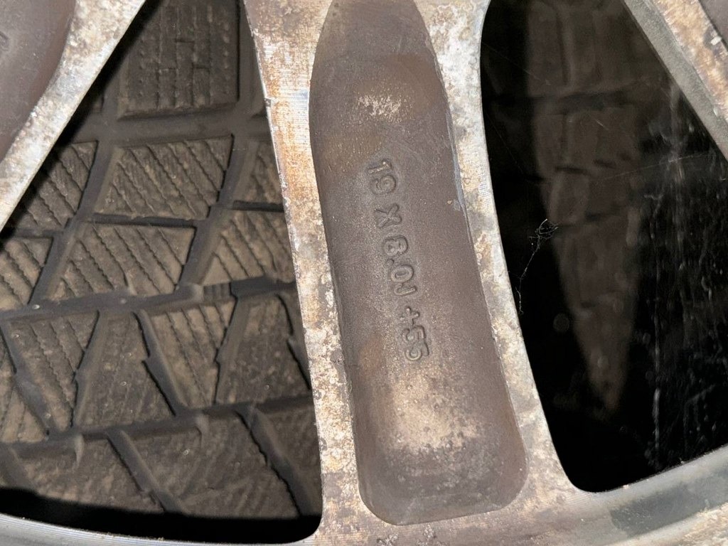 Диск колесный R19x8J ET55 Lincoln MKZ 13-16 хром Реализ Саша с датчиком и резиной — фото 4