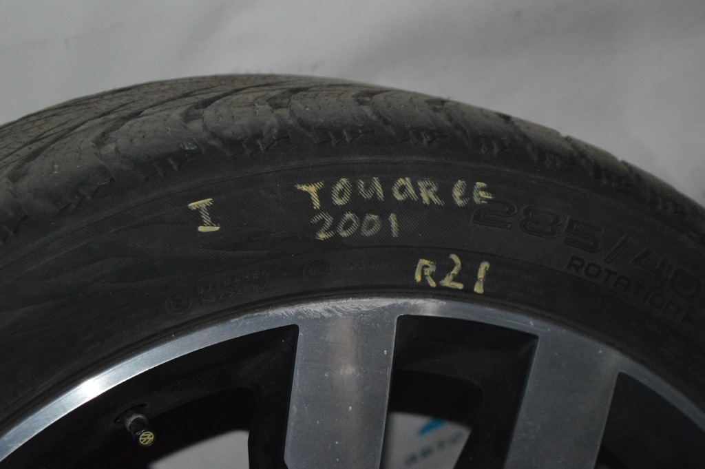 Диск колесный R21 9.5J ET31 VW Touareg 18- (01) бордюрка 1 — фото 2