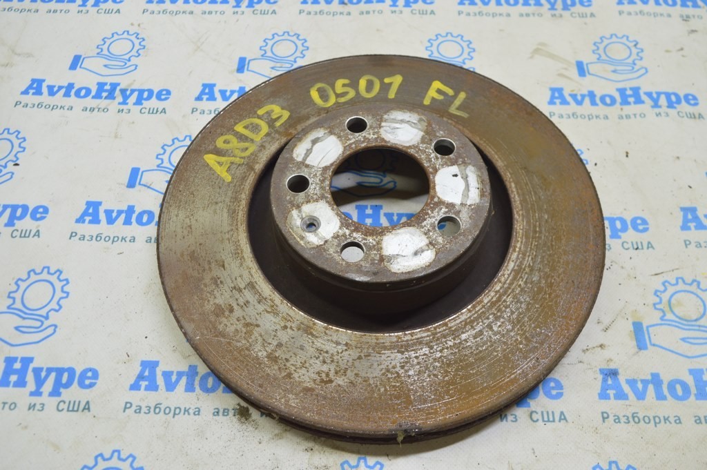 Диск тормозной перед лев Audi A8 D3 03-09 321мм (01)