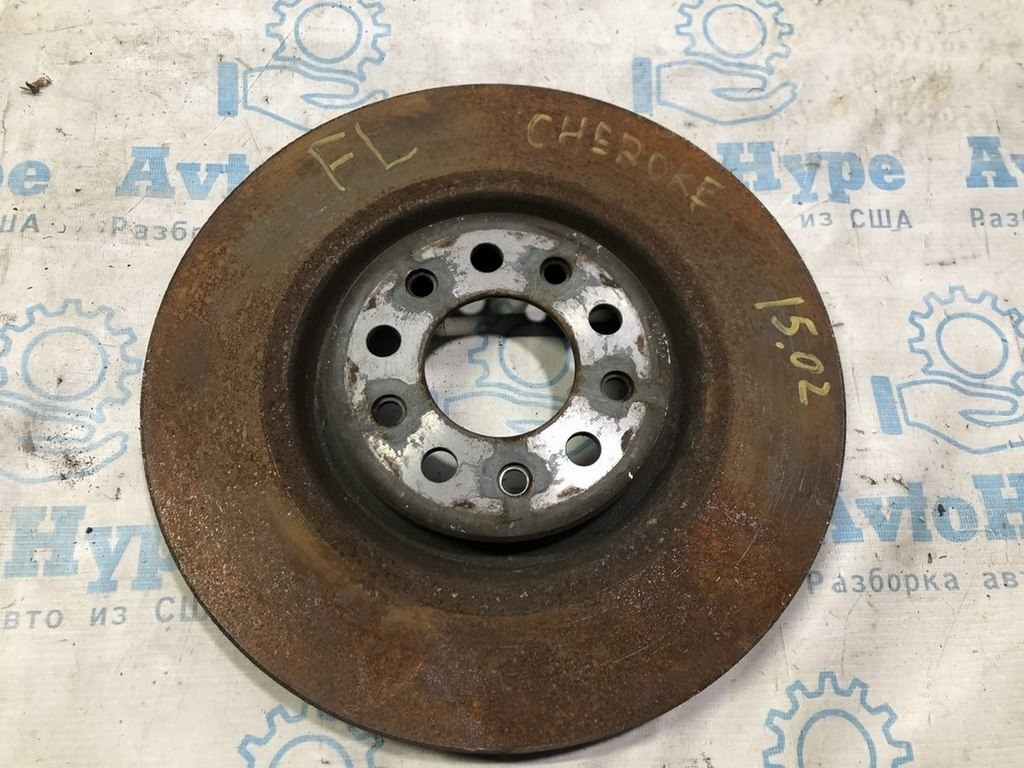 Диск тормозной перед лев Jeep Cherokee KL 14-
