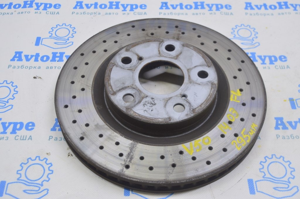 Диск тормозной перед лев Toyota Camry v50 12-14 usa\euro (03) перфорация 295мм