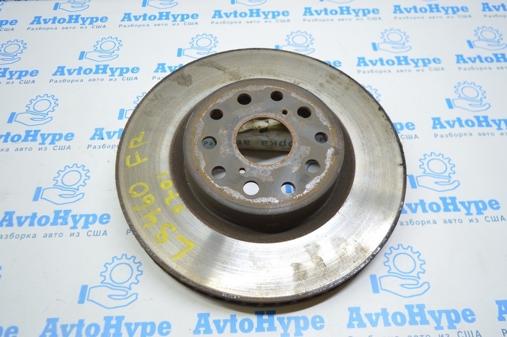 Диск тормозной перед прав Lexus LS460 LS600h 07-12 334мм