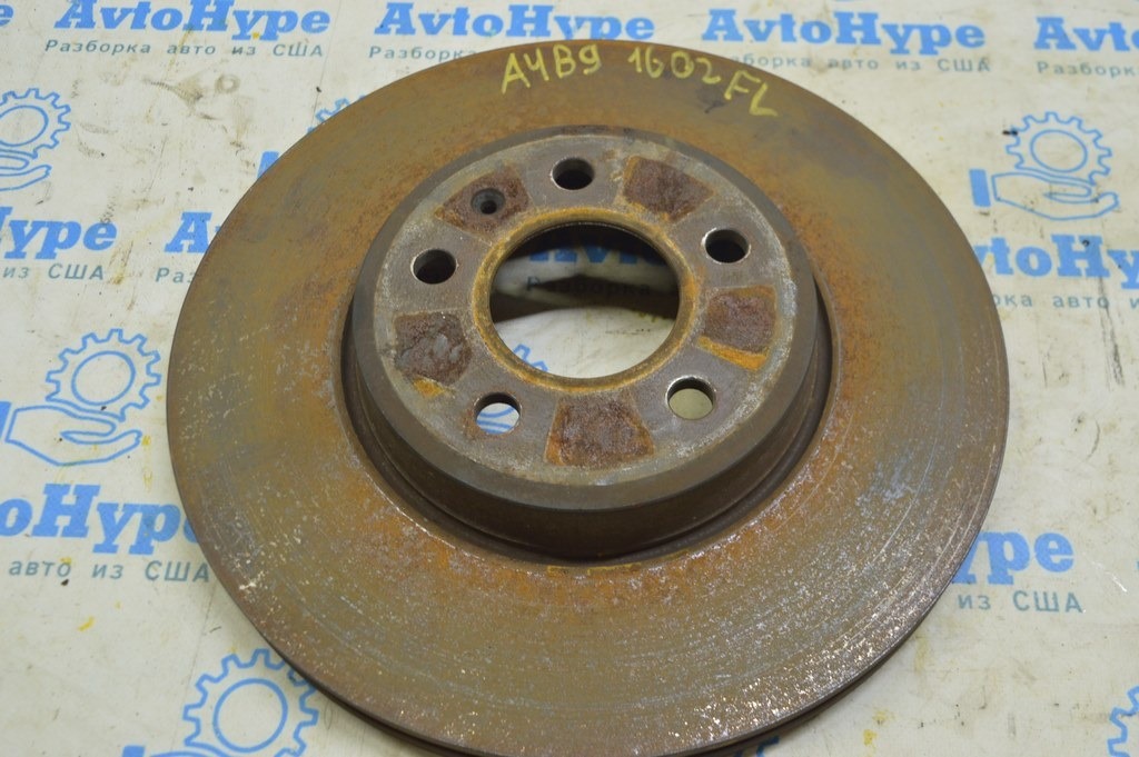 Диск тормозной передний левый Audi A4 B9 17- 314/25мм (02)