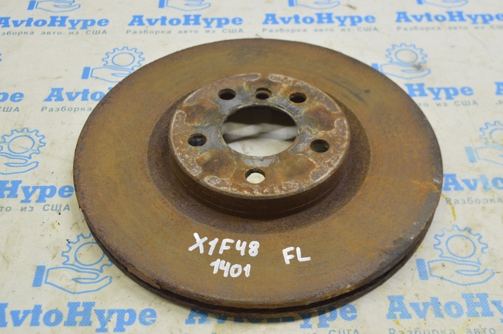 Диск тормозной передний левый BMW X1 F48 16-22 330мм ржавый (01)