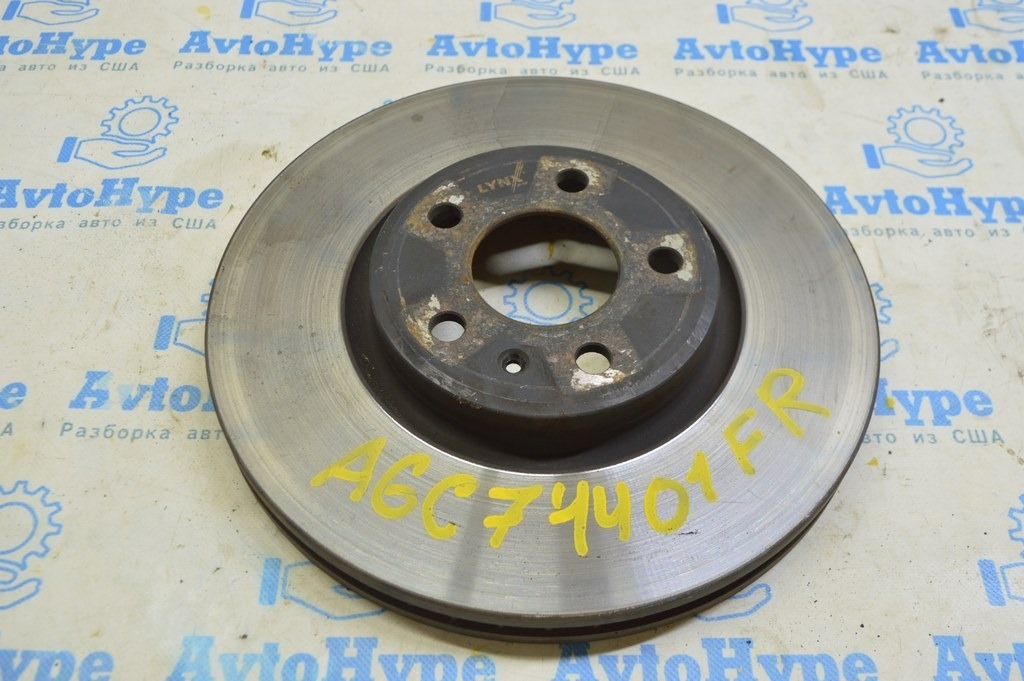 Диск тормозной передний правый Audi A6 C7 12-17 320/30mm не оригинал