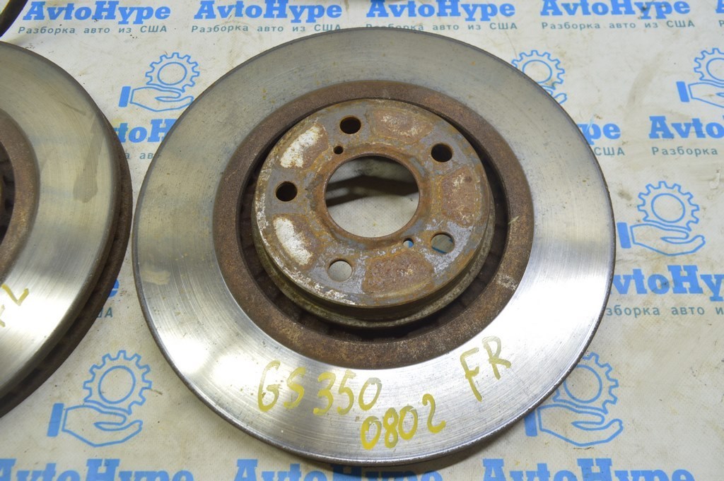 Диск тормозной передний правый Lexus GS350 GS450h 06-11 (02)