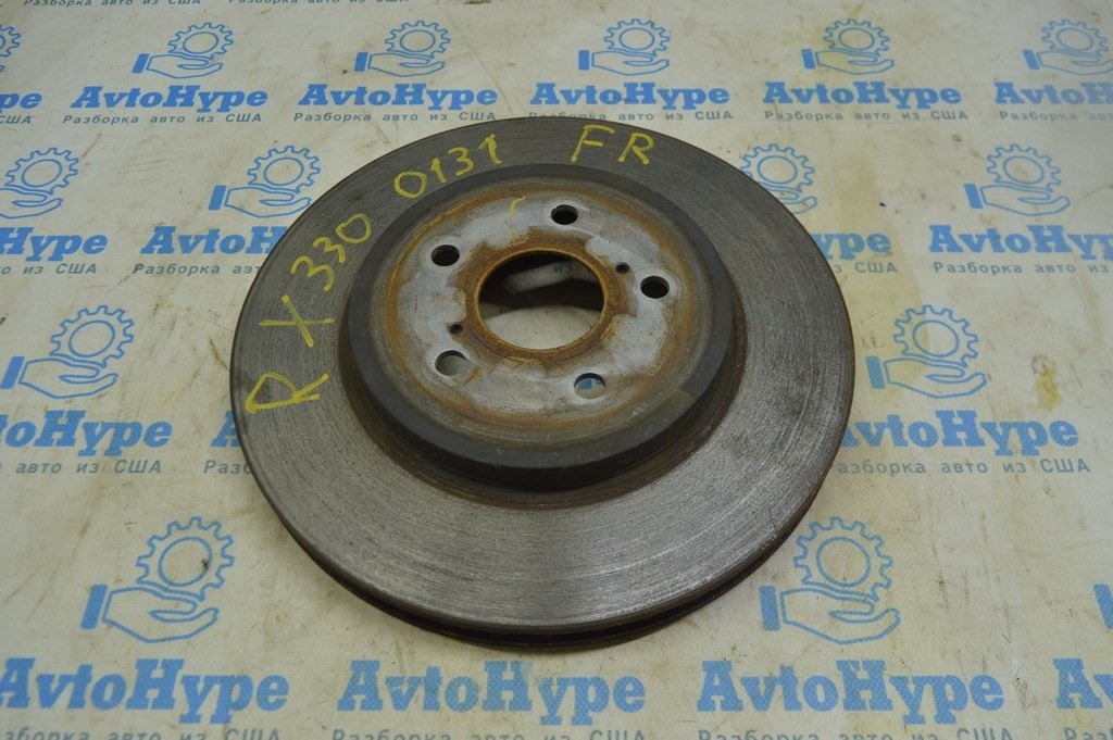 Диск тормозной передний правый Lexus RX300 RX330 RX350 RX400h 04-09