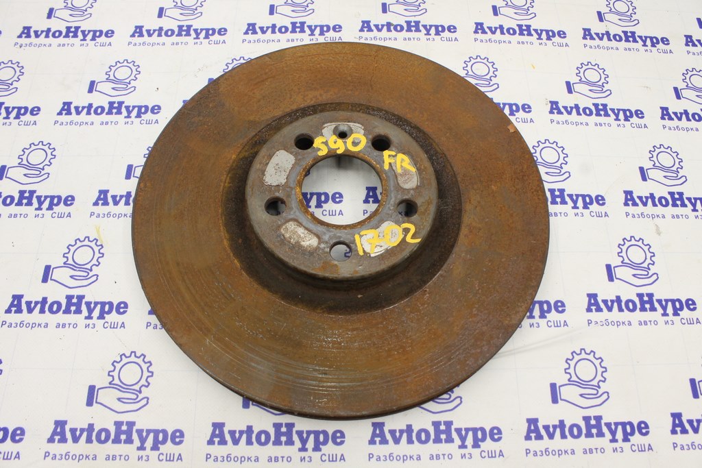 Диск гальмівний передній правий Volvo S90 16- 345/30мм 31423722 (02)