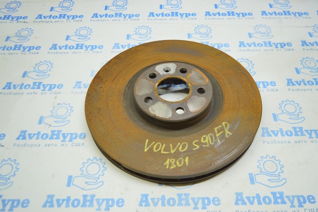 Диск тормозной передний правый Volvo S90 16- 345/30мм 31423722