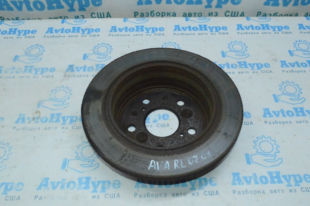 Диск тормозной зад лев Toyota Avalon 05-12 — фото 2
