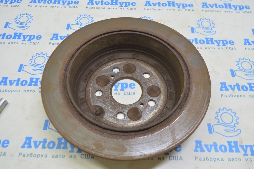 Диск тормозной зад лев Toyota Sienna 11-20 (01) Реал М. ржавый — фото 2