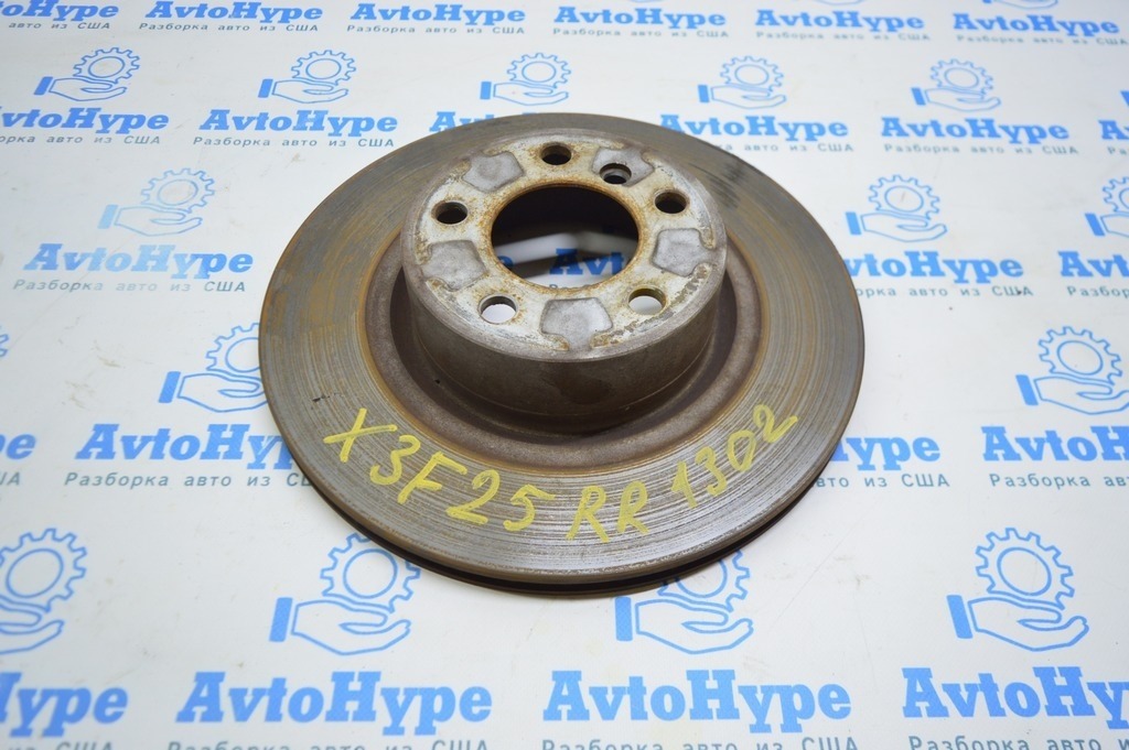 Диск тормозной зад прав BMW X3 F25 11-17 (02)