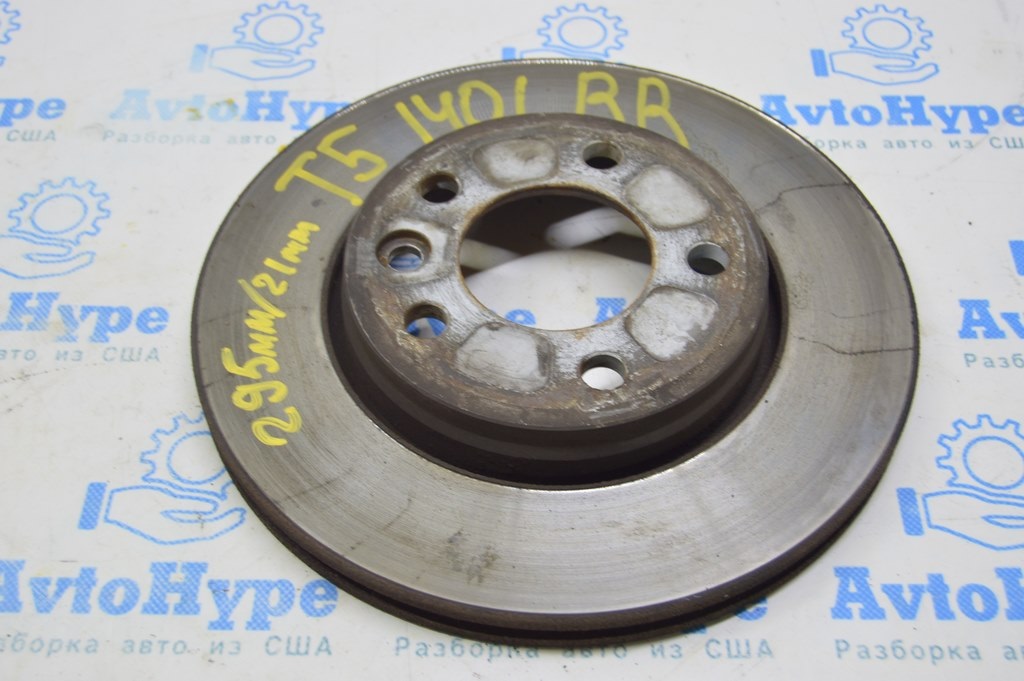 Диск тормозной зад прав VW Multivan T5 09-15 294мм/21мм (01)