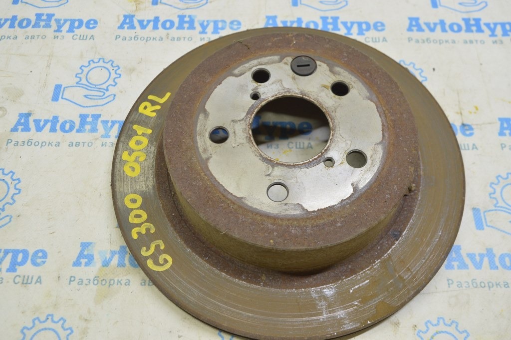 Диск тормозной задний левый Lexus GS300 GS350 GS430 GS450h 06-11 (01)