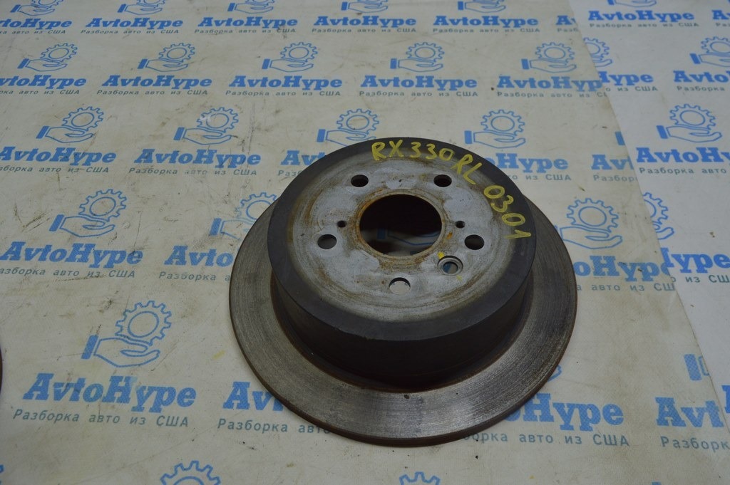 Диск тормозной задний левый Lexus RX300 RX330 RX350 RX400h 04-09 (01) 32к пробег